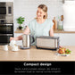 Ninja Foodi 3-in-1 Flip Toaster: Multifunctionele RVS Broodrooster, Grill & Panini Maker