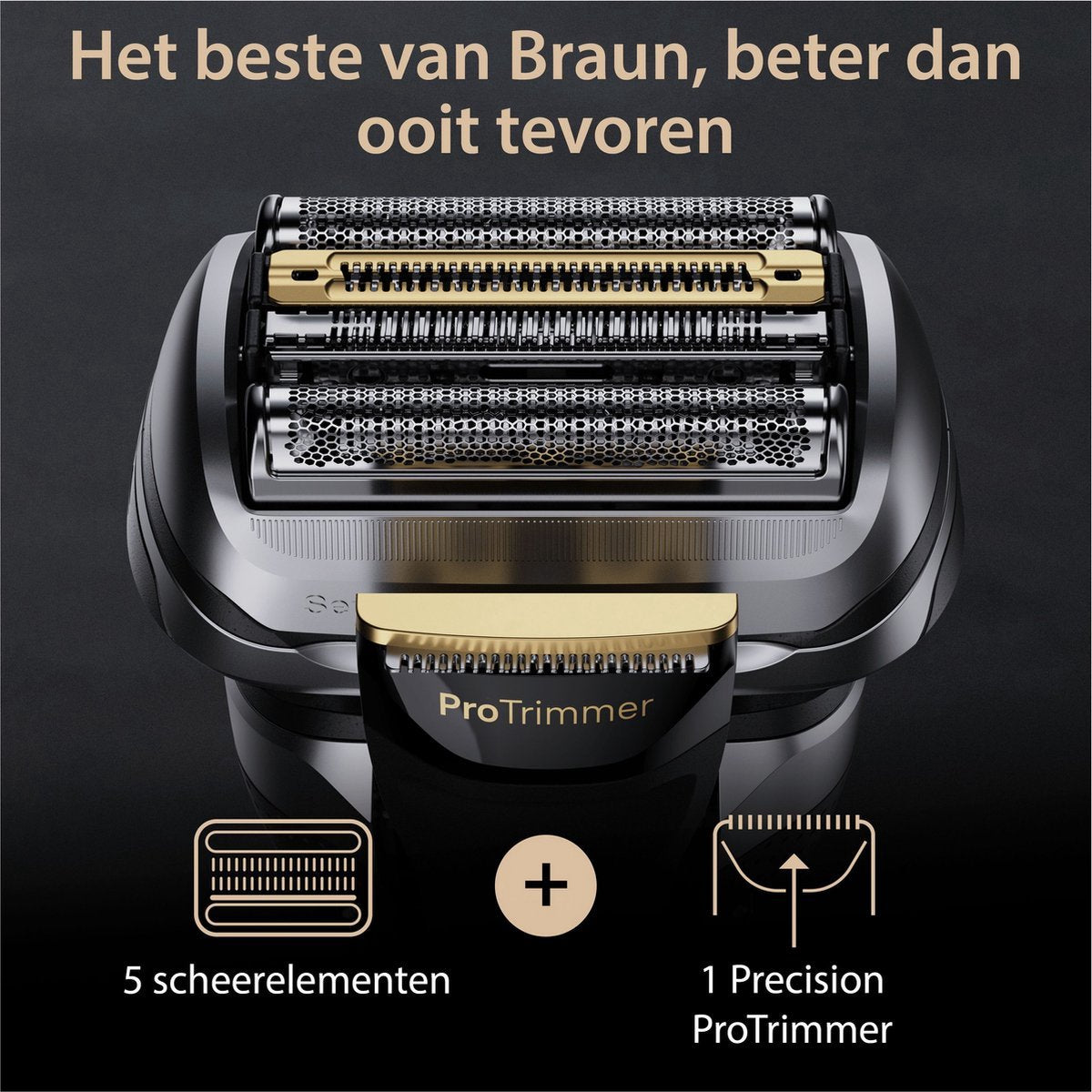 Braun Series 9 Pro+ 9517s Elektrisch Scheerapparaat Wet & Dry Zilver 9517s