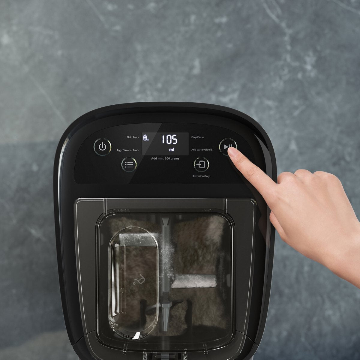 Philips 7000 Serie Pastamachine met 8 Vormschijven, Automatische Weegfunctie, Zwart
