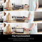 Ninja Foodi 3-in-1 Flip Toaster: Multifunctionele RVS Broodrooster, Grill & Panini Maker
