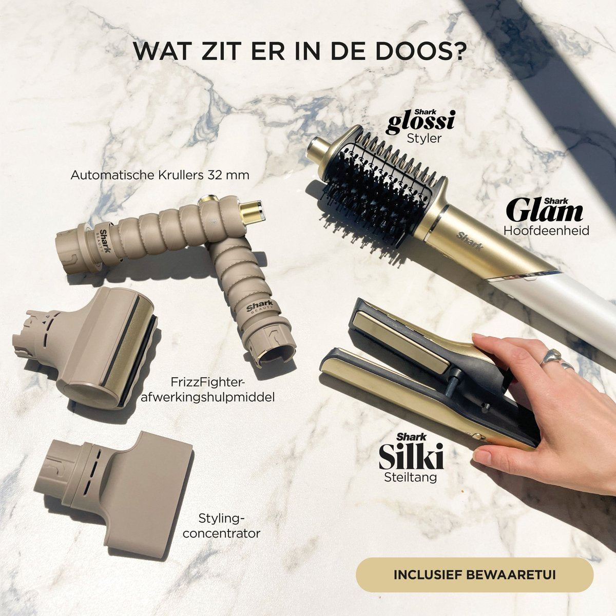 Shark Glam 5-in-1 Multistyler en Föhn HD6051SEU