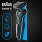 Braun Series 5 51-B1000s Elektrisch Scheerapparaat Blauw, Waterbestendig Nat Droog Scheren
