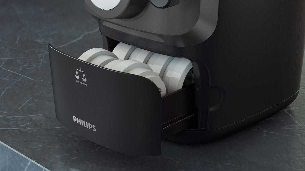 Philips 7000 Serie Pastamachine met 8 Vormschijven, Automatische Weegfunctie, Zwart