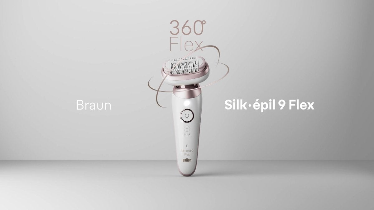 Braun Silk-épil 9 SkinSpa Epilator 9-381 Wit/Zilver