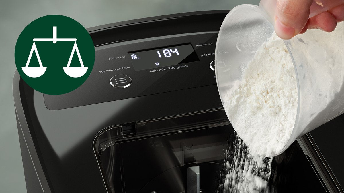 Philips 7000 Serie Pastamachine met 8 Vormschijven, Automatische Weegfunctie, Zwart