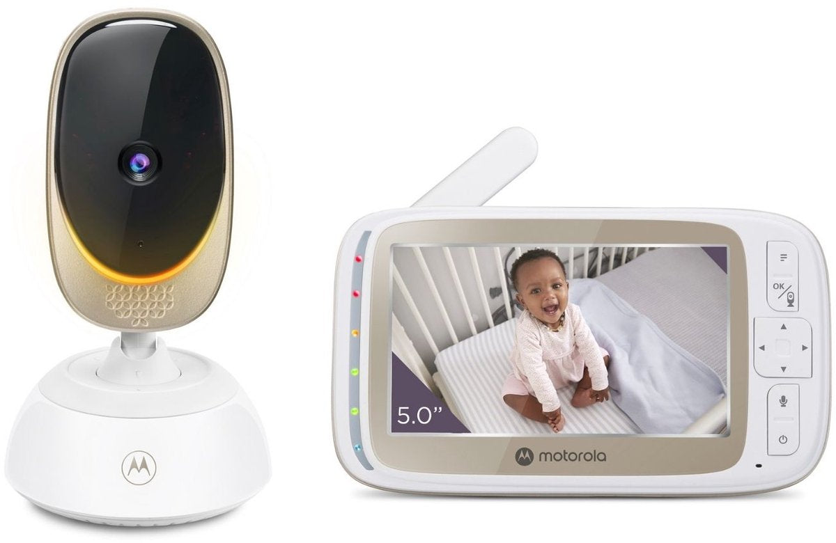 Motorola Nursery VM85 Connect Babyfoon: Camera, Kleuren Display, App, Terugspreekfunctie & Nachtlampje