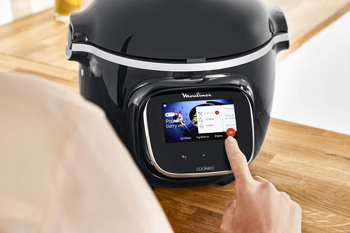 Moulinex Cookéo Touch CE902800 Multicooker 1600W 6L Zwart