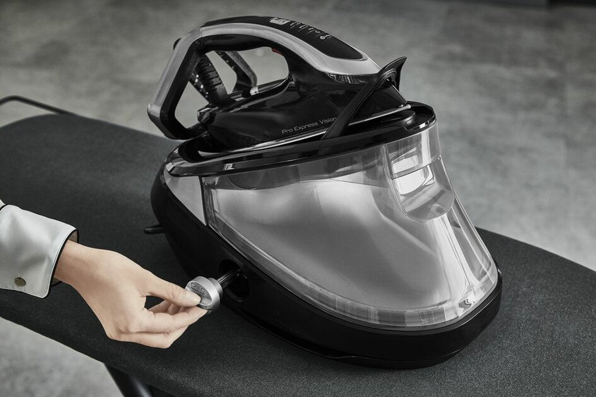 Tefal Pro Express Vision GV9821 Stoomgenerator 3000W 9 Bar Zwart