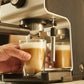 Krups Authentic+ C40 XP384G Compacte Pistonmachine met Melkopschuimer Zwart