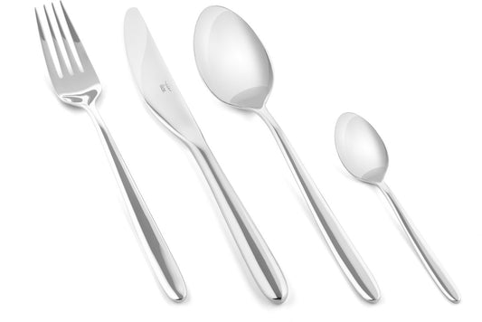 Mepra Ilios Kirke 24-Delige Bestekset - Hoogwaardig RVS 18/10 - Vaatwasserbestendig