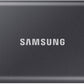 Samsung Portable T7 Externe SSD 4TB – USB 3.2, iPhone 15/16 & PS5 Compatibel, Grijs
