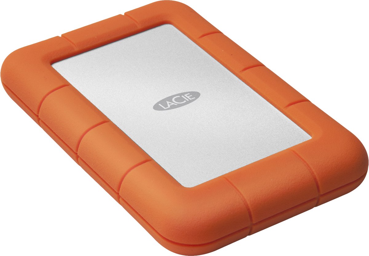 LaCie Rugged Mini 5TB Externe Harde Schijf - USB 3.0, Robuust, Schok- en Valbestendig