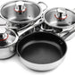 Westinghouse RVS 7-delige Pannenset voor Inductie en Alle Warmtebronnen