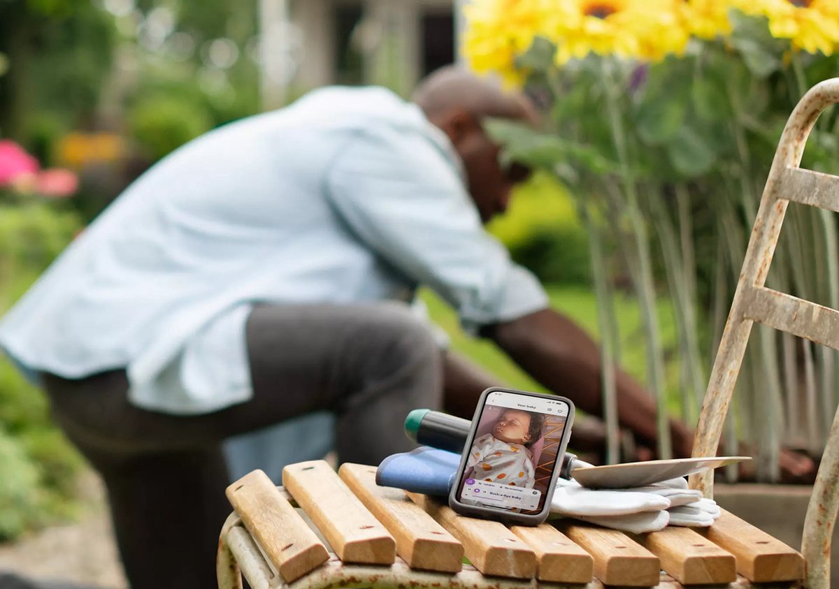 Philips Avent Connected Babycamera SCD643/26: HD Wifi Babyfoon met App, Veilig