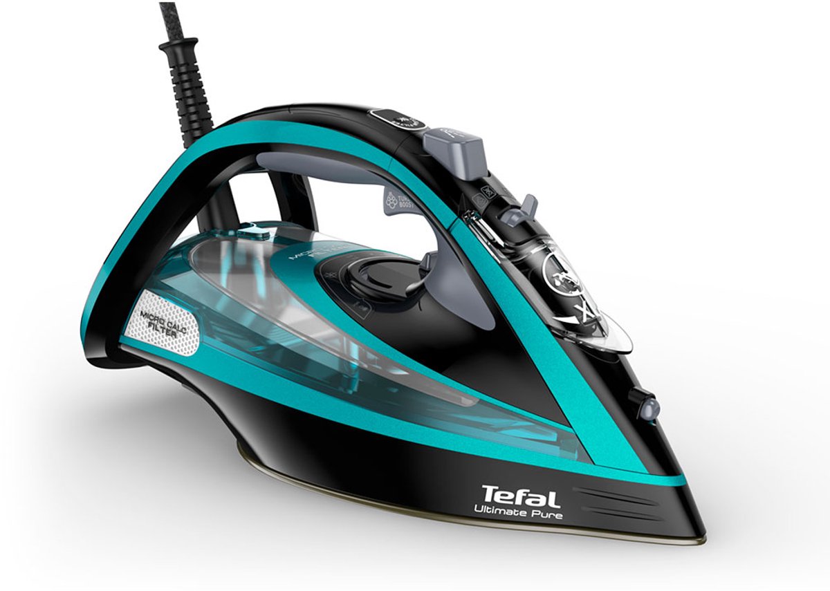 Tefal Ultimate Pure FV9844 Stoomstrijkijzer 3200W met Kalkfilter