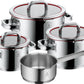 WMF Function 4-Delige Pannenset | Inductiegeschikt | TransTherm-bodem | Vaatwasserbestendig
