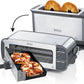 Ninja Foodi 3-in-1 Flip Toaster: Multifunctionele RVS Broodrooster, Grill & Panini Maker