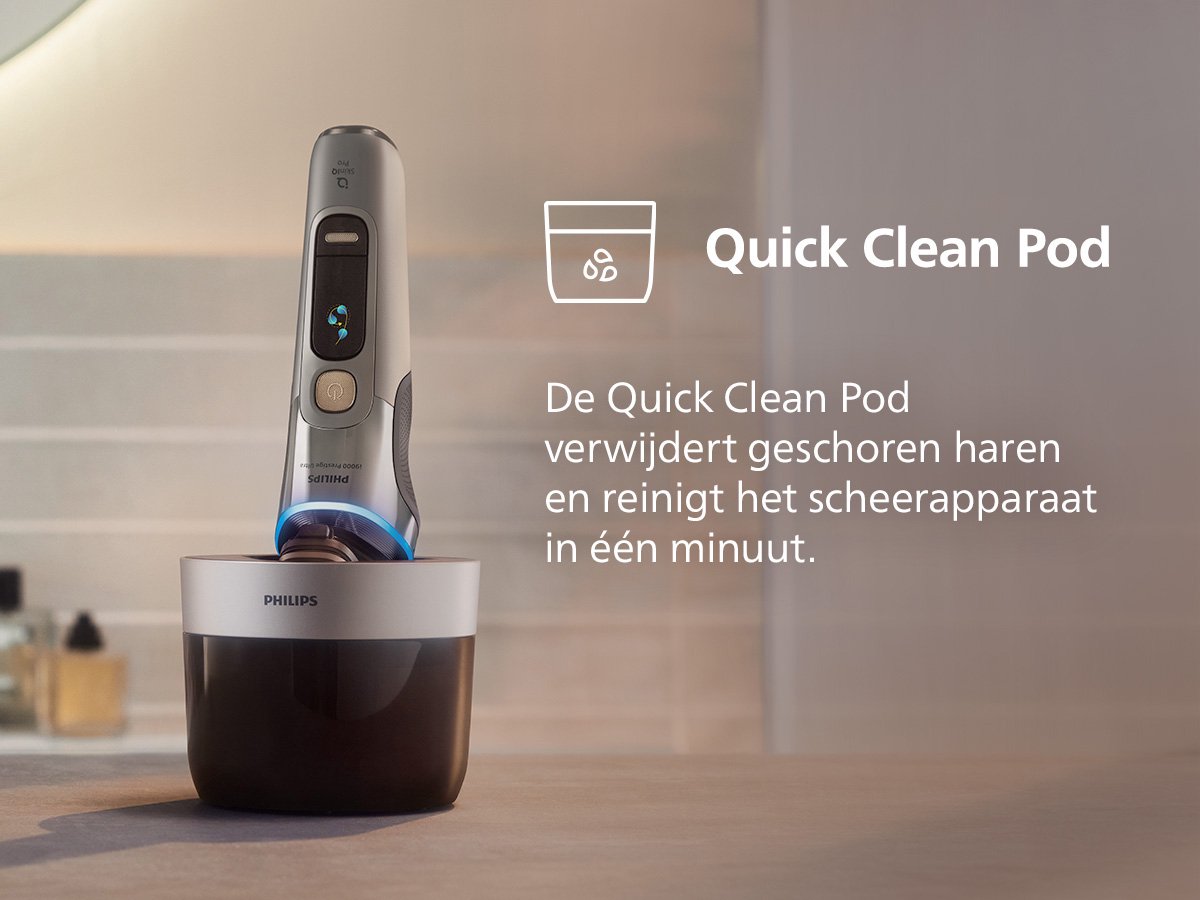 Philips Shaver i9000 Prestige Ultra Elektrisch Scheerapparaat met UV Oplaadcase