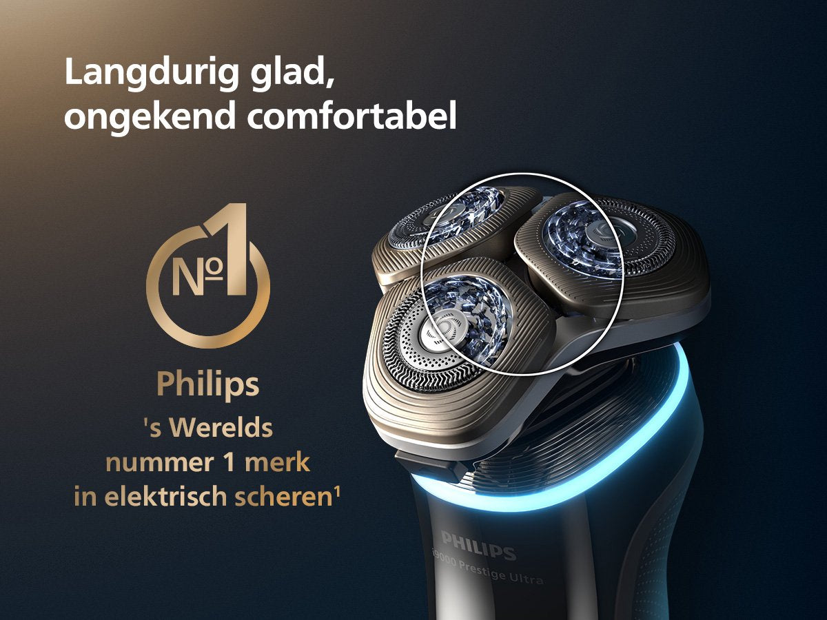 Philips Shaver i9000 Prestige Ultra Elektrisch Scheerapparaat met UV Oplaadcase