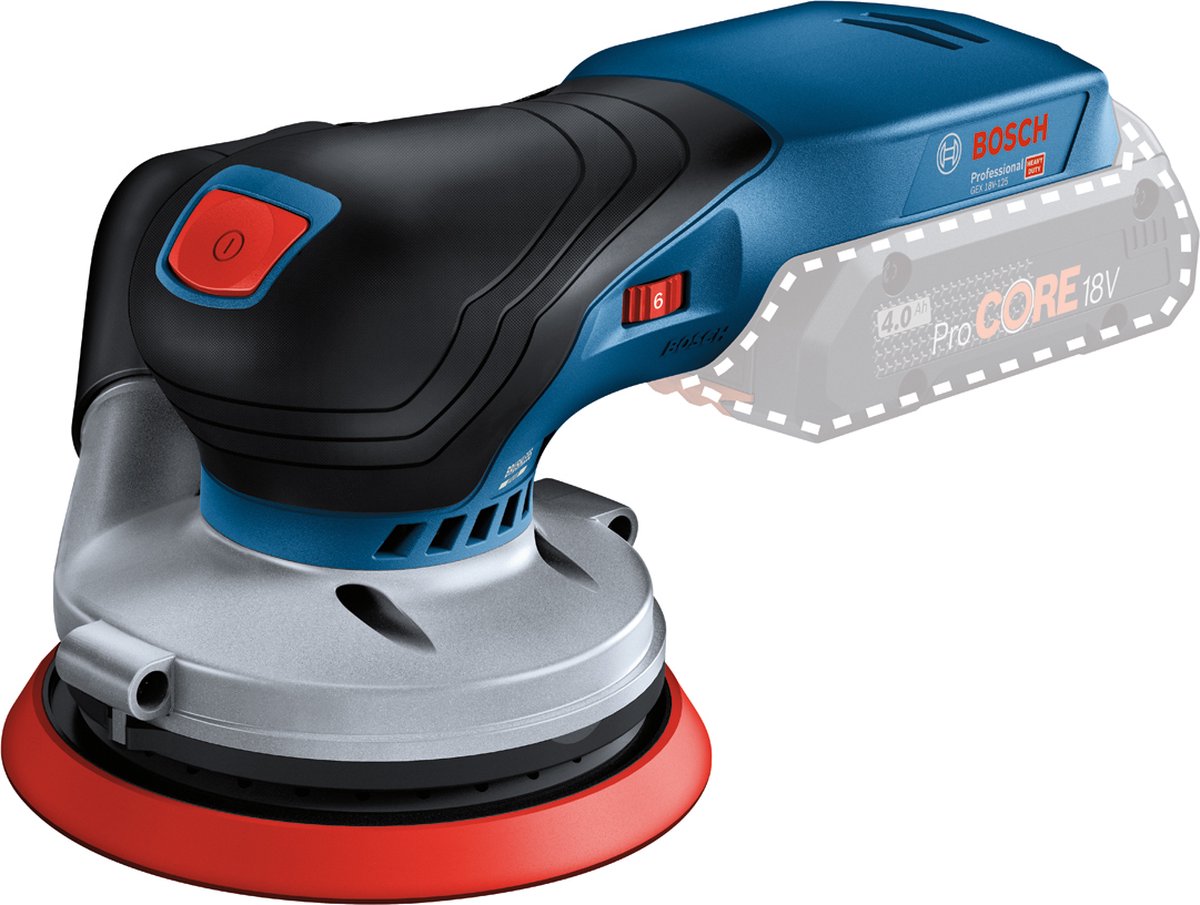 Bosch Professional GEX 18V-125 Excenterschuurmachine 18V Losse Body 125mm