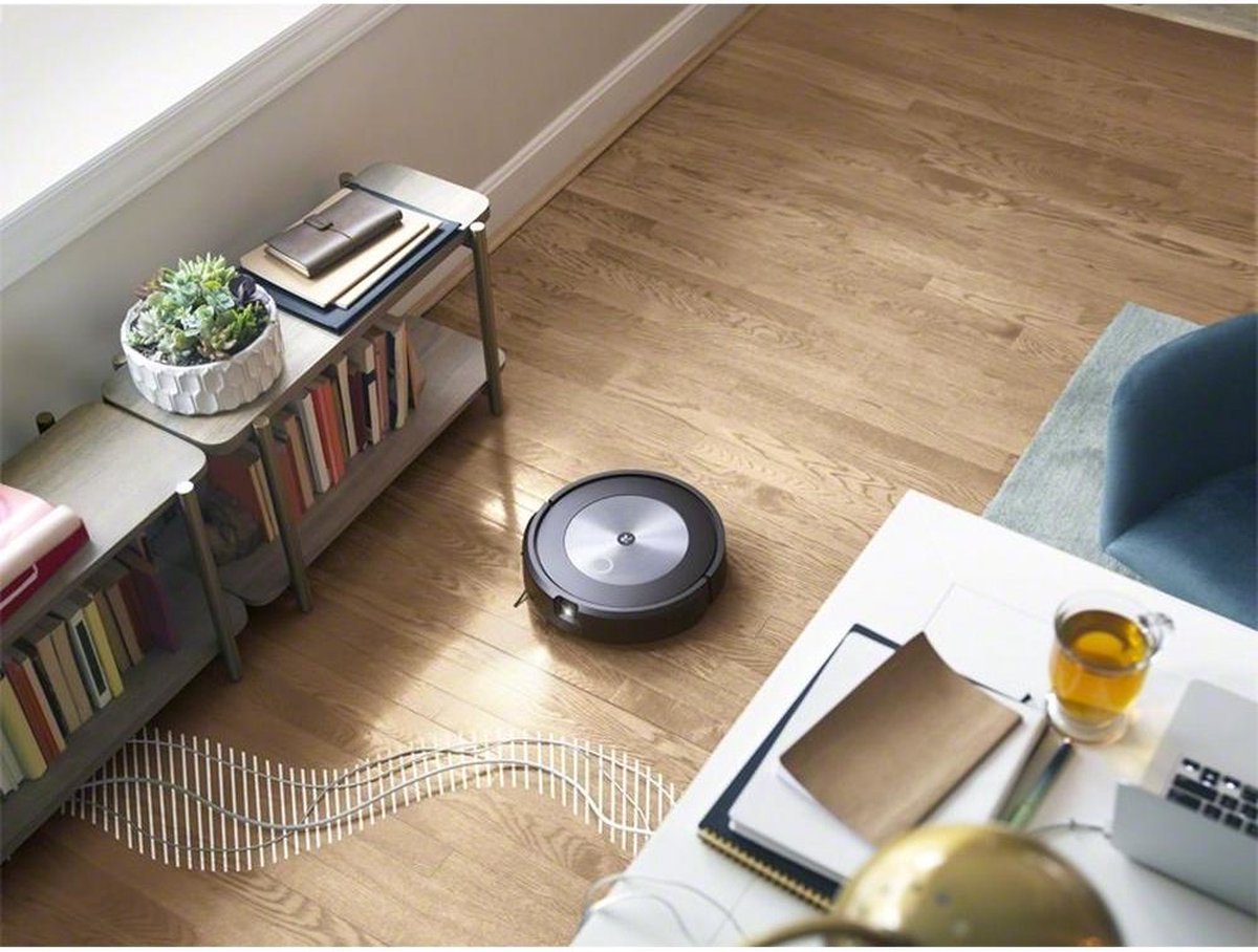 iRobot Roomba j7 Robotstofzuiger met Stofzak, Grafiet, Rond, Slimme Navigatie