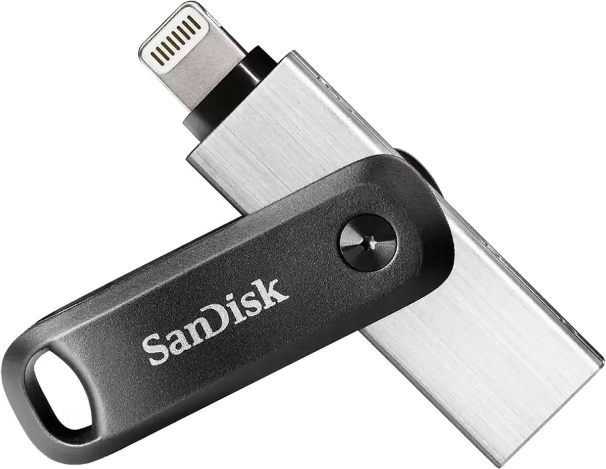 SanDisk iXpand Flash Drive Go 128GB USB 3.0 Lightning iPhone iPad USB-stick