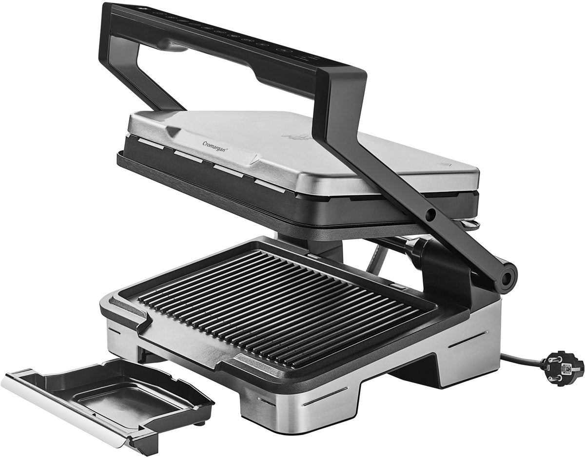 WMF Profi Plus Contact Grill Perfection - RVS - 2180W - Automatische Kooksensor