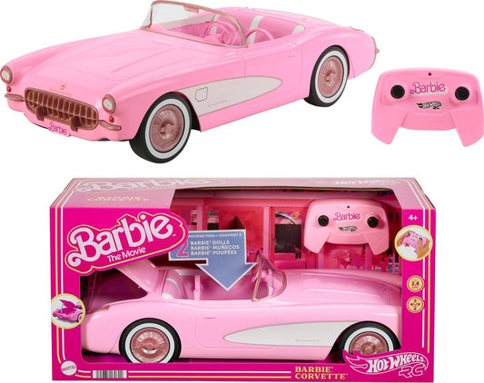 Barbie De Film Hot Wheels Roze Corvette RC Voertuig - Authentiek 1956 Speelgoedauto