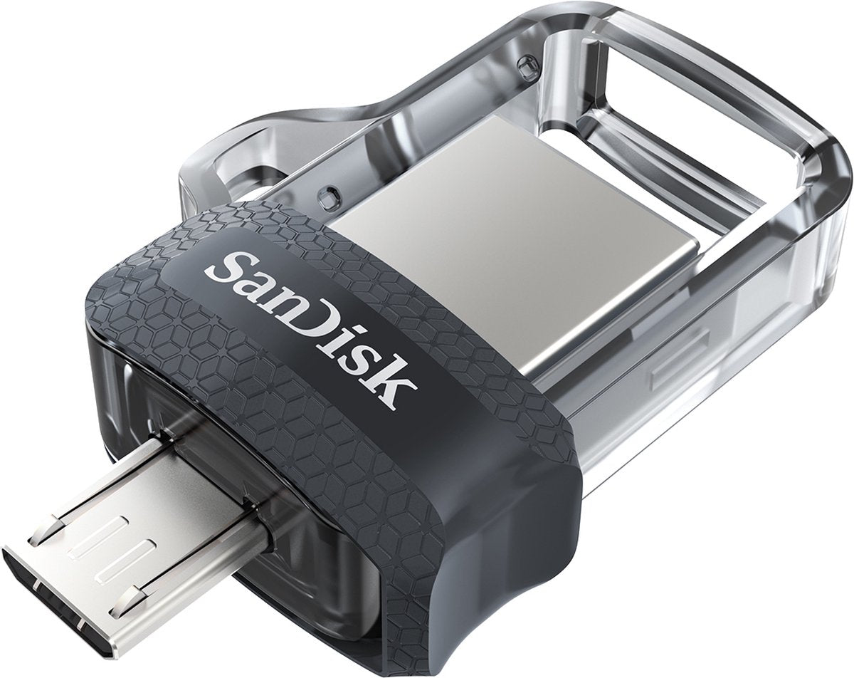 SanDisk Ultra Dual Drive m3.0 256GB USB Stick voor Smartphone en PC