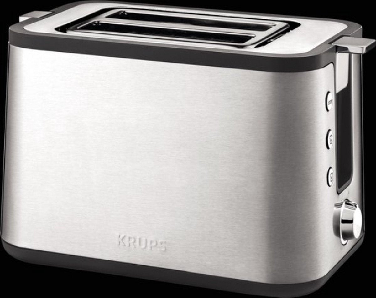 Krups Control KH442D: Luxe 2-sleufs broodrooster met ontdooi- en opwarmfunctie