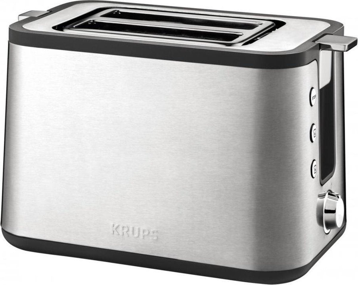 Krups Control KH442D: Luxe 2-sleufs broodrooster met ontdooi- en opwarmfunctie