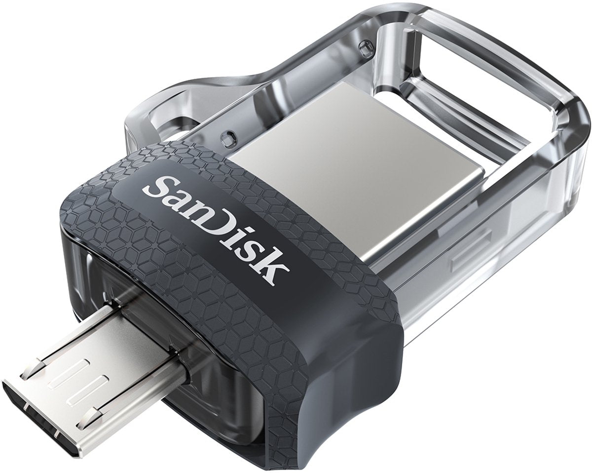 SanDisk Ultra Dual Drive m3.0 256GB USB Stick voor Smartphone en PC