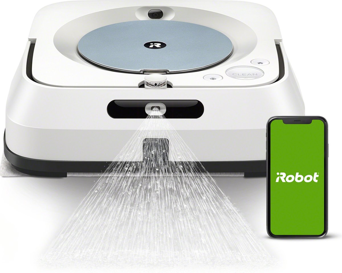 iRobot Braava jet m6 Smarthome Dweilrobot - Efficiënt Nat & Droog Dweilen