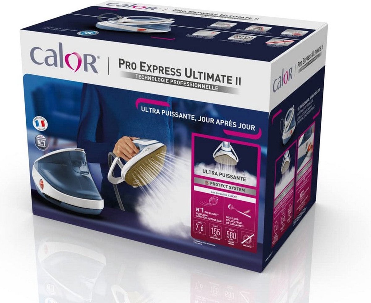 Calor Pro Express Ultimate II GV9710CO Stoomgenerator – Krachtig, Snel Strijken