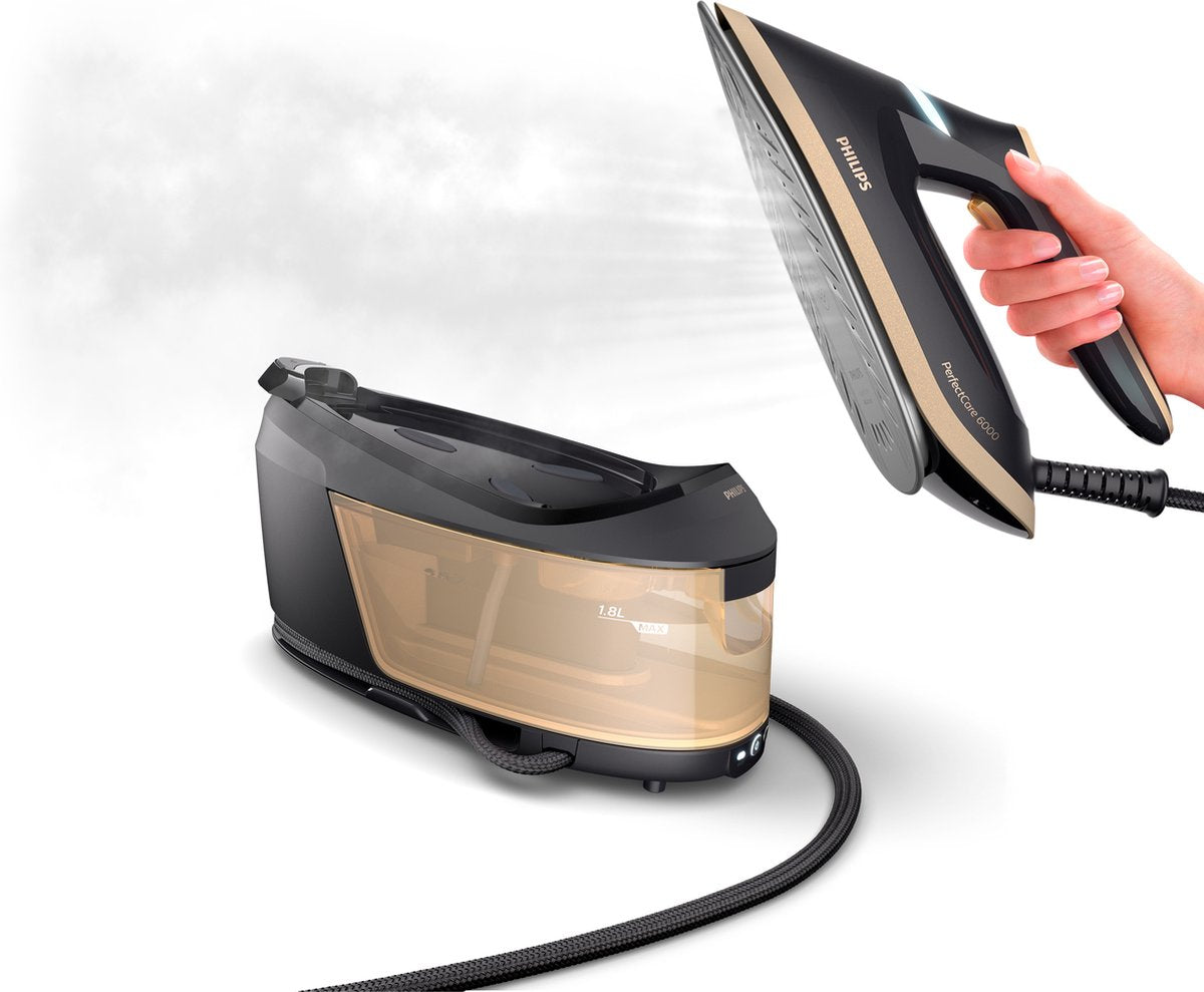 Philips PerfectCare 6000 Serie PSG6064/80 Stoomgenerator - Krachtig, Compact, Goud/Zwart