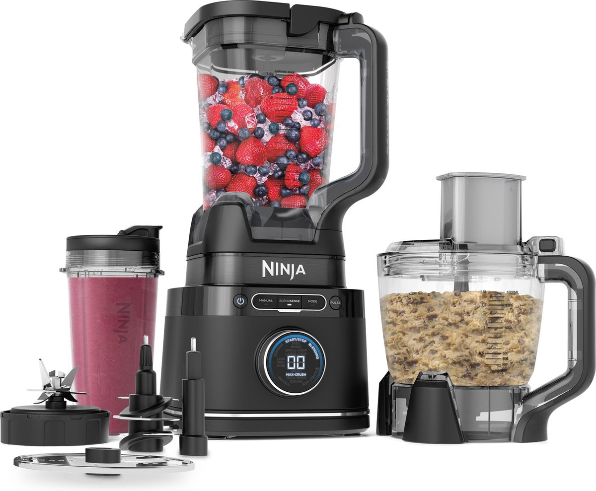 Ninja Detect 3-in-1 Foodprocessor Blender Smoothie Maker 1200W