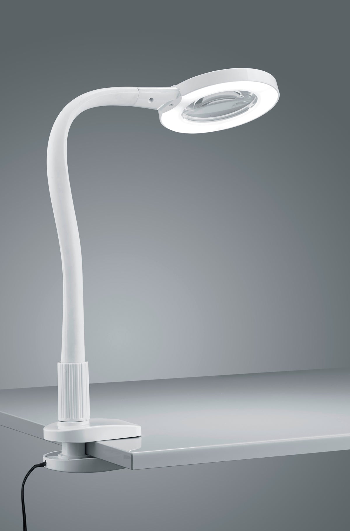 Trio Lighting LUPO Witte LED Klemlamp met Dimfunctie - Modern & Veelzijdig