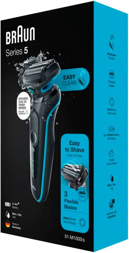 Braun Series 5 Elektrisch Scheerapparaat 51-M1000S Zwart