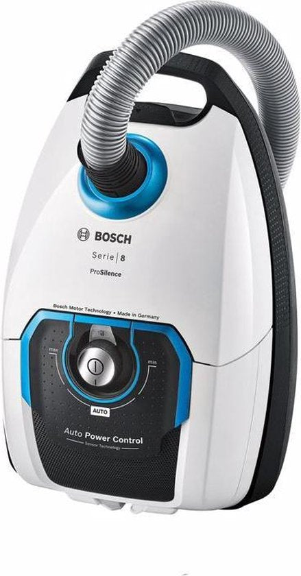 Bosch ProSilence BGL8SIL6 Serie 8 Stofzuiger met Zak Wit