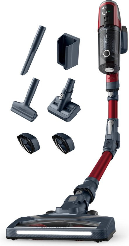 Rowenta RH6471 Draadloze Steelstofzuiger Zwart/Rood: Krachtige 18V Lithium Batterij