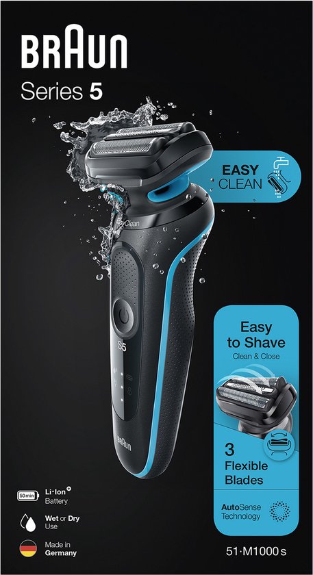 Braun Series 5 Elektrisch Scheerapparaat 51-M1000S Zwart