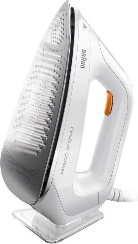 Braun CareStyle Compact IS2132WH Stoomgenerator: EloxalPlus Zoolsnelheid, 5.5 Bar Druk, 2400W Wit
