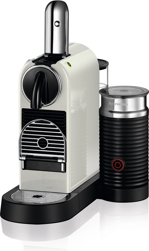 De'Longhi Nespresso CitiZ & Milk EN267.WAE: Compacte Koffiecupmachine met Geïntegreerde Melkopschuimer Wit