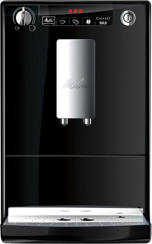 Melitta Caffeo Solo E950-101 Volautomatische Espressomachine - Zwart-Zilver - Krachtige Koffiebeleving