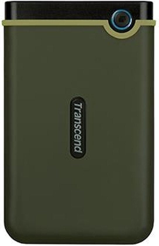 Transcend StoreJet 25M3G 2TB Robuuste Externe USB 3.2 Harde Schijf Legergroen