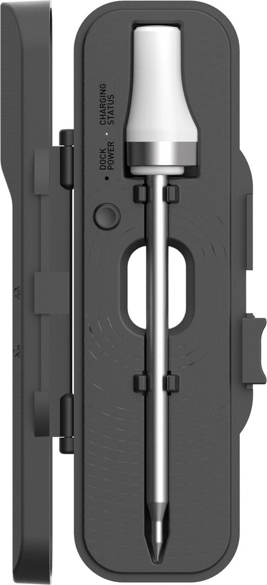 herQs Pin Probe Draadloze BBQ Vleesthermometer met App, Bluetooth, tot 500°C