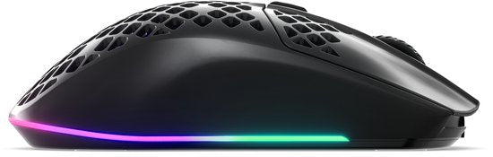 SteelSeries Aerox 3 Draadloze Gaming Muis: Ultralicht, 200 uur Accu, Zwart