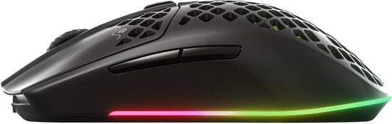 SteelSeries Aerox 3 Draadloze Gaming Muis: Ultralicht, 200 uur Accu, Zwart