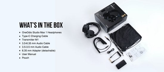 OneOdio Studio Max 1 Draadloze Over-Ear Koptelefoon