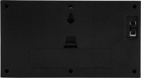 Karlsson Boxed Flip Tafelklok Zwart - Modern Scandinavisch Acryl Design